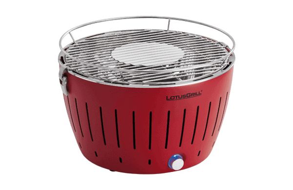 BARBACOA CARBON SOBREMESA CLASSIC Ø 34 CM ROJA