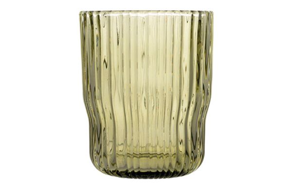 VASO VIDRIO GRABADO 28 CL - VERDE