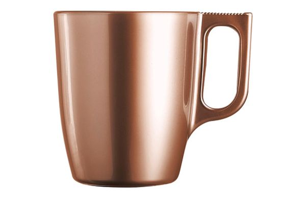 MUG METALIZADO FLASHY  25 CL BRONCE